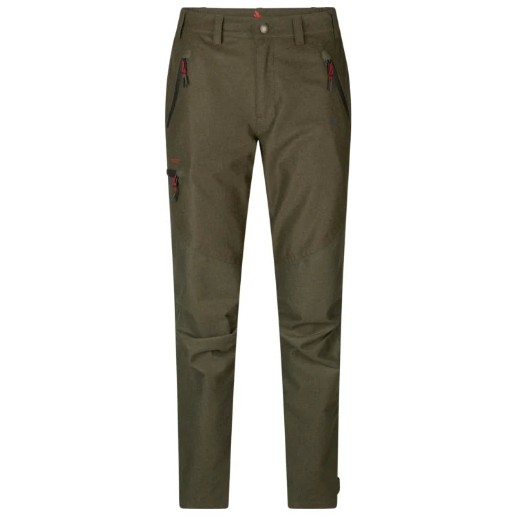 Seeland Women's Avail Trousers - Pine Green Melange Trousers Denim Blue