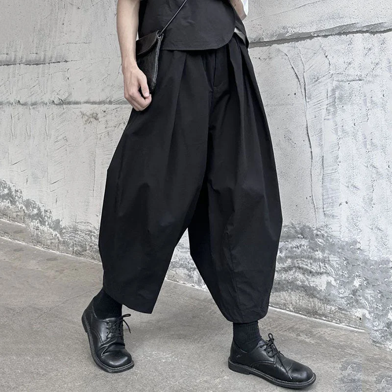 Summer Thin Loose Wide Leg Pants Fashionable Jogger Pants