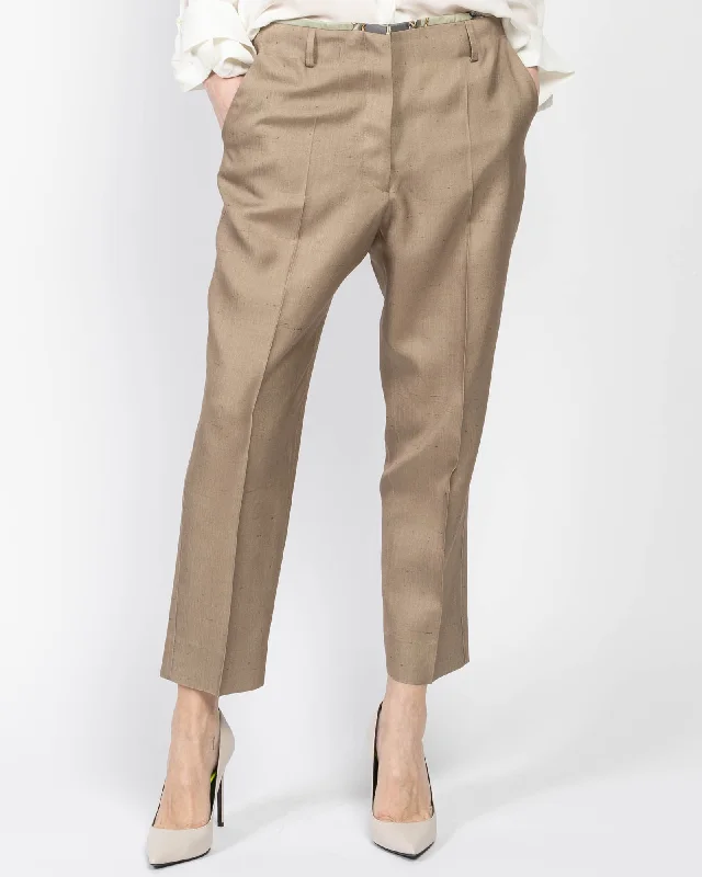 Men's Silk Trousers Trousers Evening Elegant