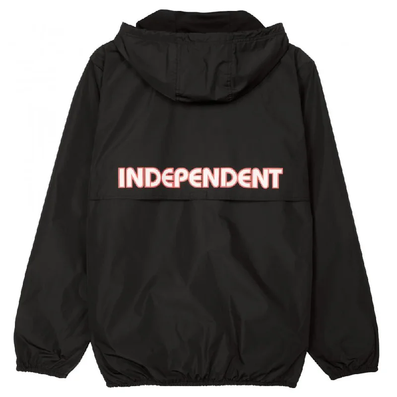 Independent Jacket Bauhaus Windbreaker - Black Mesh Jacket Canvas Jacket Denim Jacket