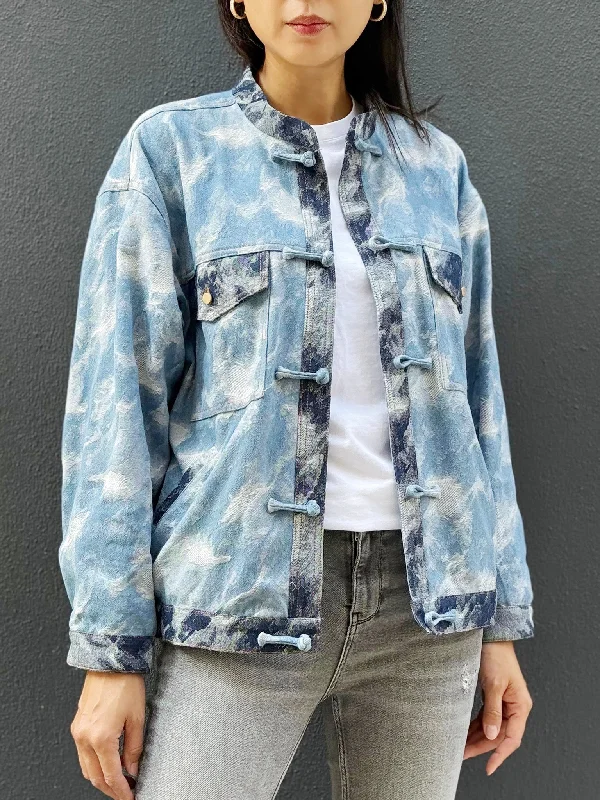 PALOMA Jacquard Denim Jacket Cotton Jacket Linen Jacket Terry Jacket