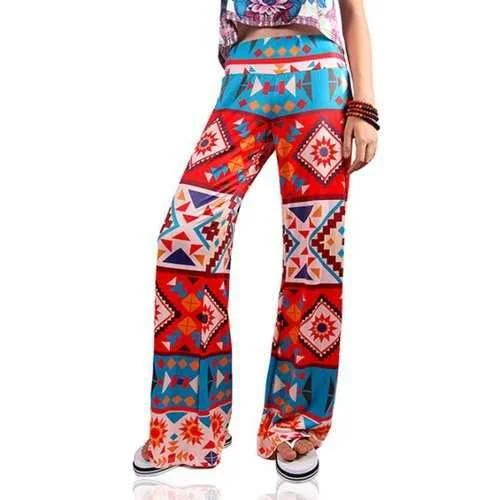 Ethnic Women's Loose Tribal Print Exumas Pants - Xl Cozy Maternity Pants