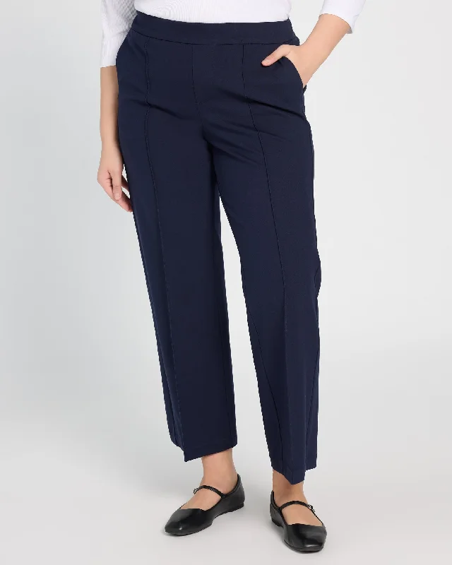 Plus Size Pull-On Wide Leg Trouser Trousers Harem Relaxed Fit