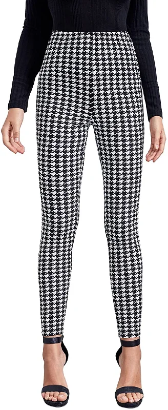 Houndstooth Black White