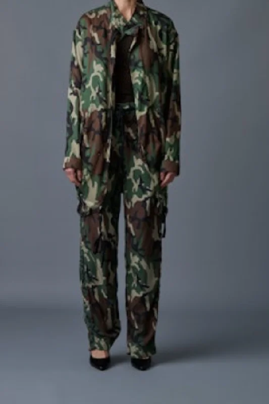 Le Superbe Santa Cruz Cargo Pant Urbam Camo Cozy Knit Pants