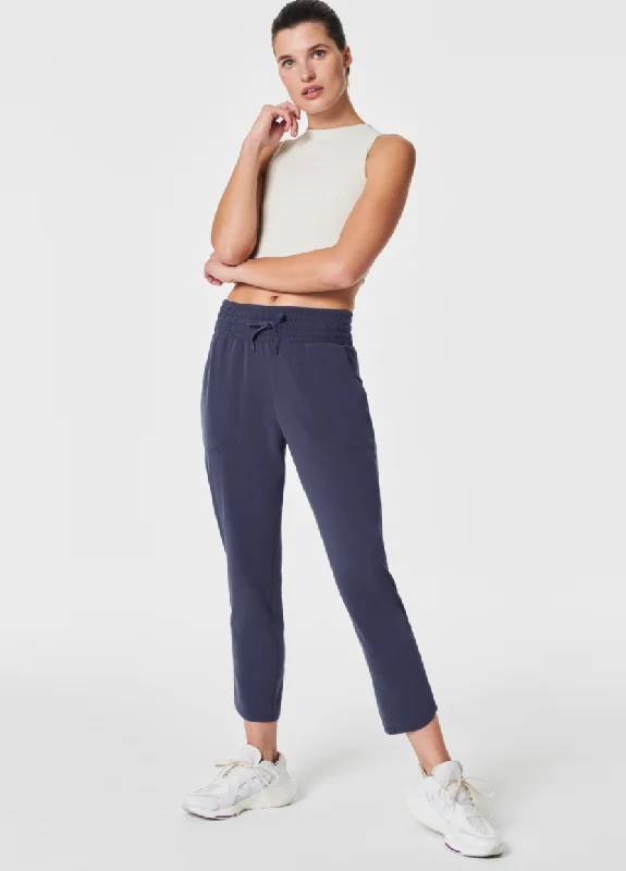 Spanx Casual Fridays Out Of Office Trouser Dark Storm Trousers cozy comfortable