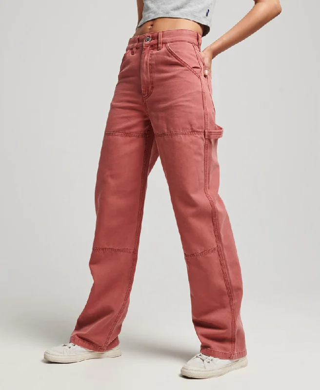 Wide Leg Carpenter Pants | New Port Classic Straight Pants