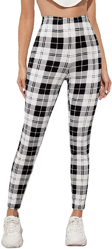 Plaid Black and White