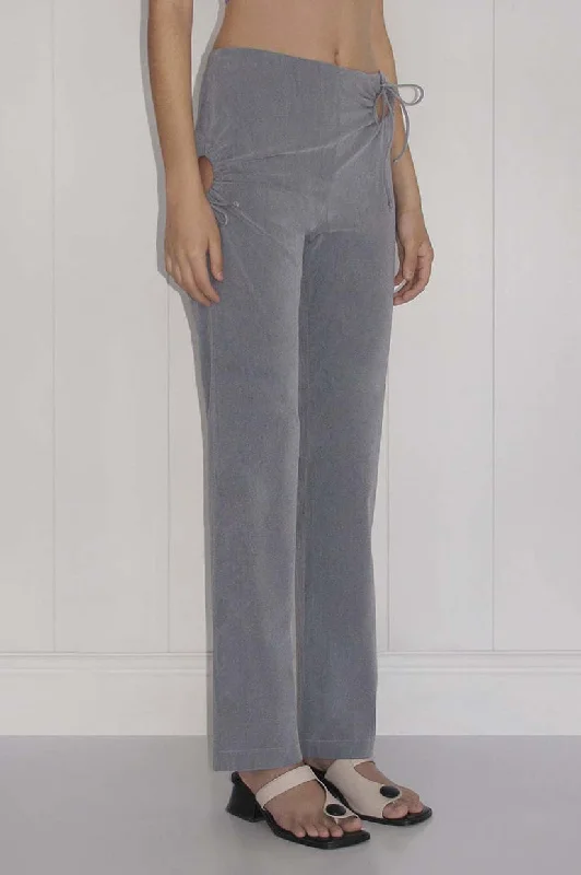 Paloma Wool Loup Trouser - Mid Grey Trousers Corduroy Warm