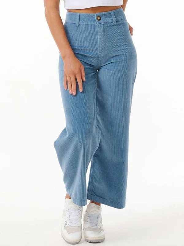 Stevie Cord Pants Classic Straight-Leg Pants