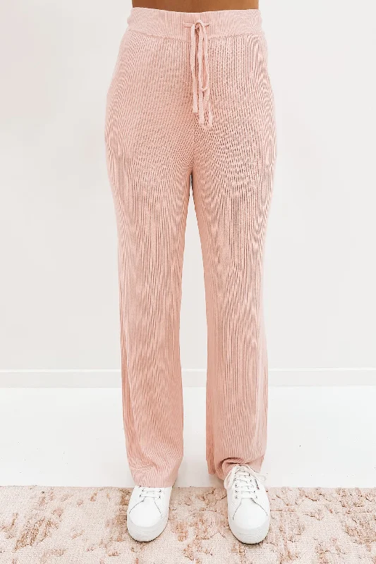 Cecile Pant Blush Relaxed Lounge Trousers