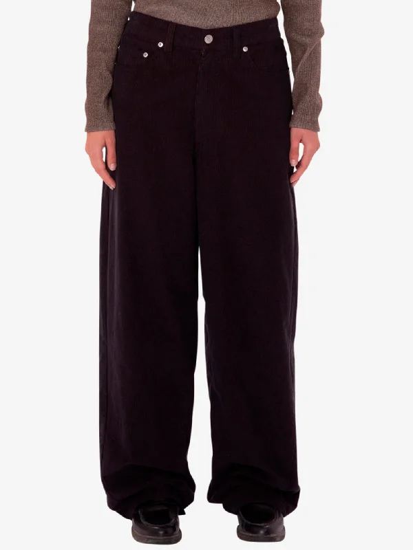 Leah Baggy 2 Tone Cord Pants Trendy Tapered Pants