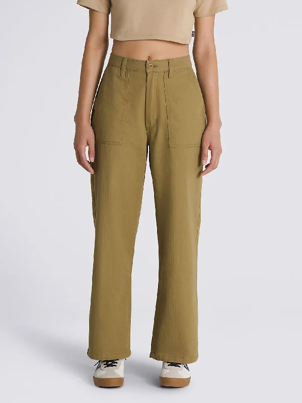 Union Relaxed Carpenter Pants Comfy Zip-Up Pants