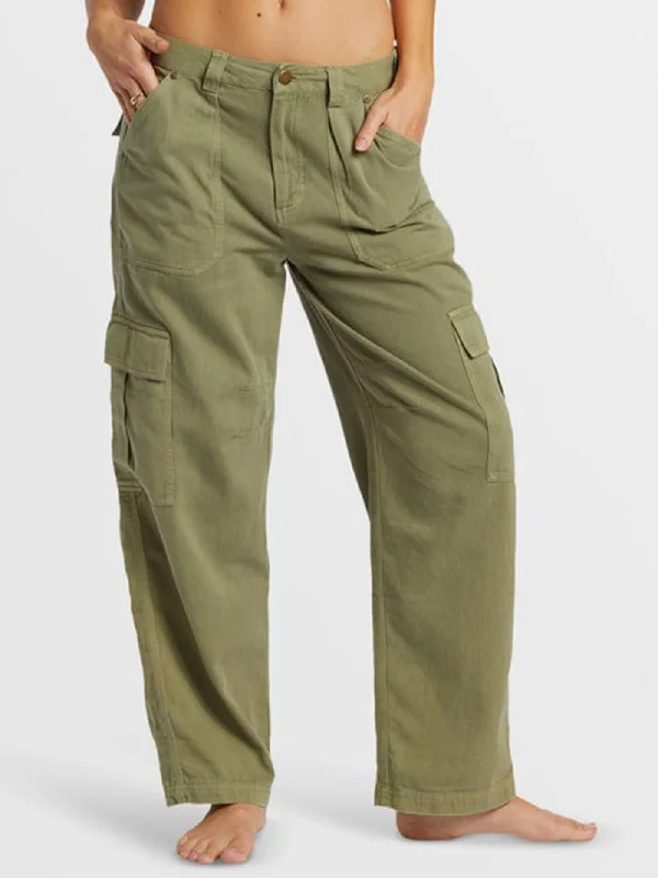 Walk Along Pants Trendy High-Waist Trousers