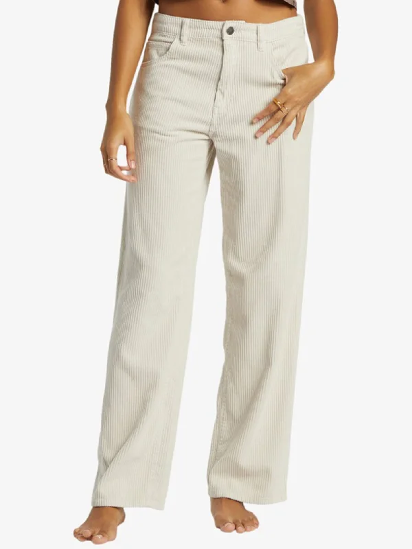 Midtown Corduroy Pants Chic Wool Trousers