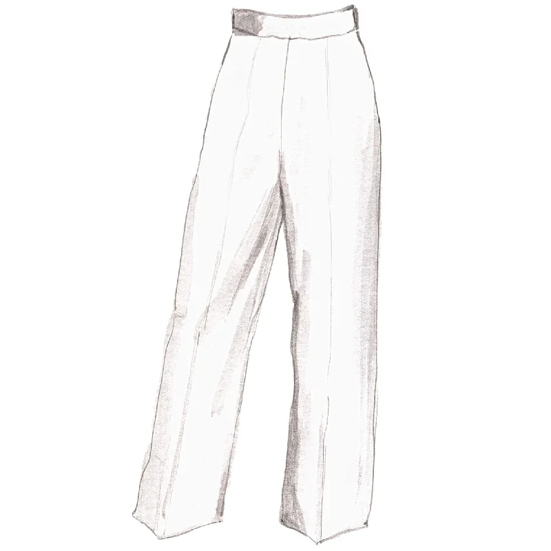 Highwaisted Wide Leg Trouser Trousers Office Stylish