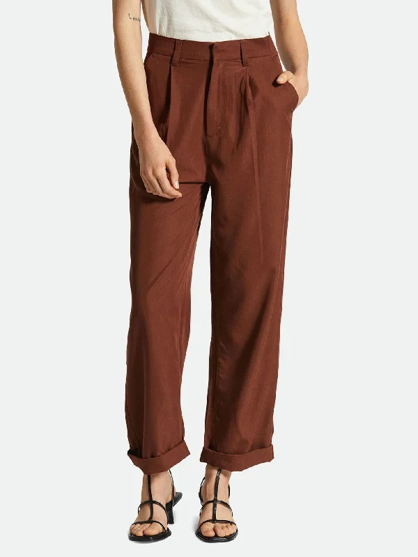 Victory Trouser Pants Cropped Trousers Casual Linen