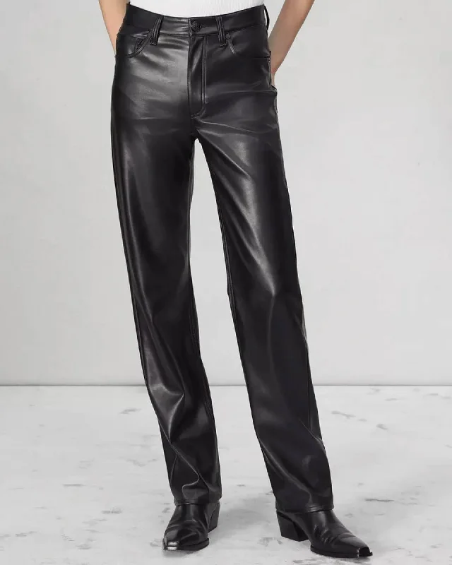 Harlow Faux Leather Pants Trendy Work Pants