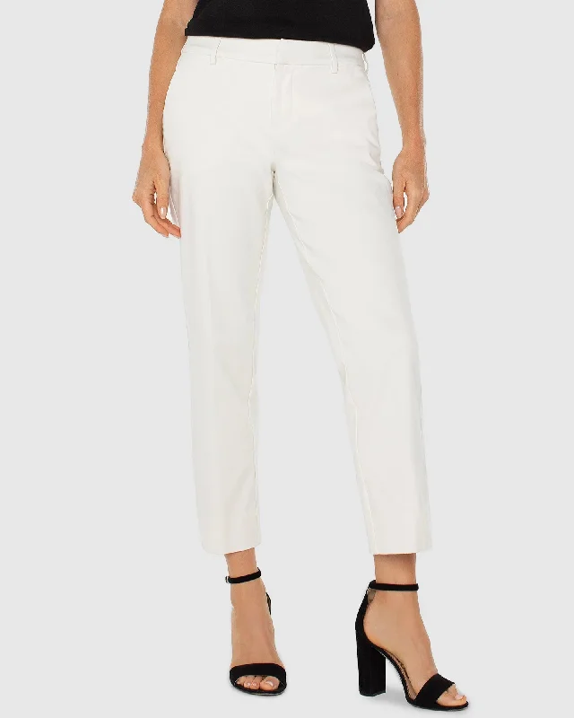 Kelsey Stretch Twill Crop Trouser Trousers Palazzo Wide Leg