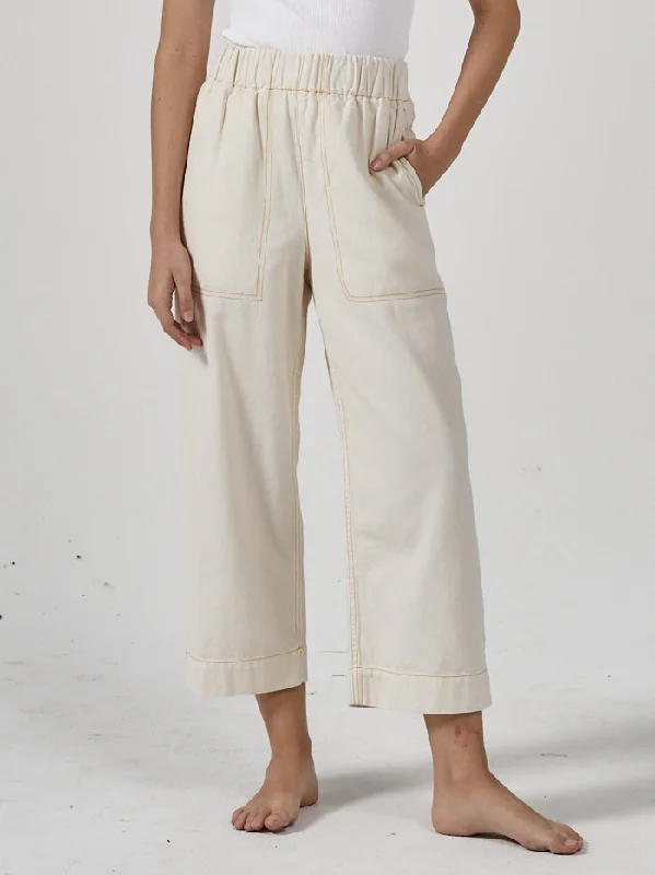 Ease Utility Pant - Heritage White / Citrus Fashionable Track Pants