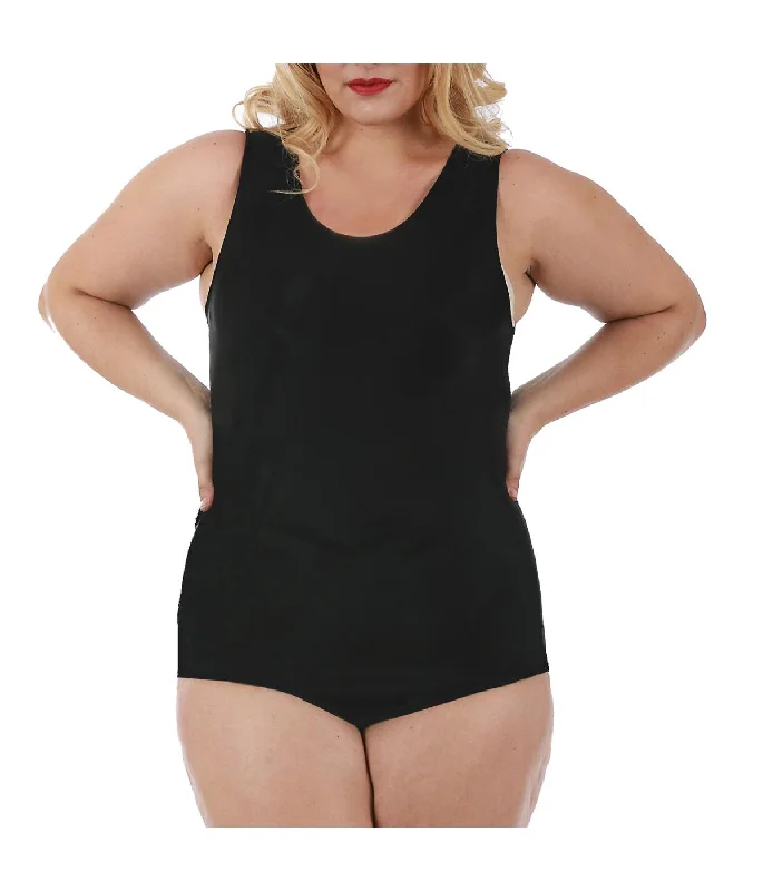 Sleeveless Snap Crotch Bodysuit - Plus Comfortable Bodysuit for Sleep