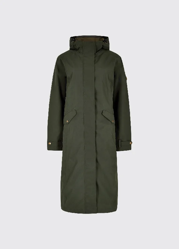 Alderford Waterproof Coat - Pesto Sporty Zip-Up Jacket