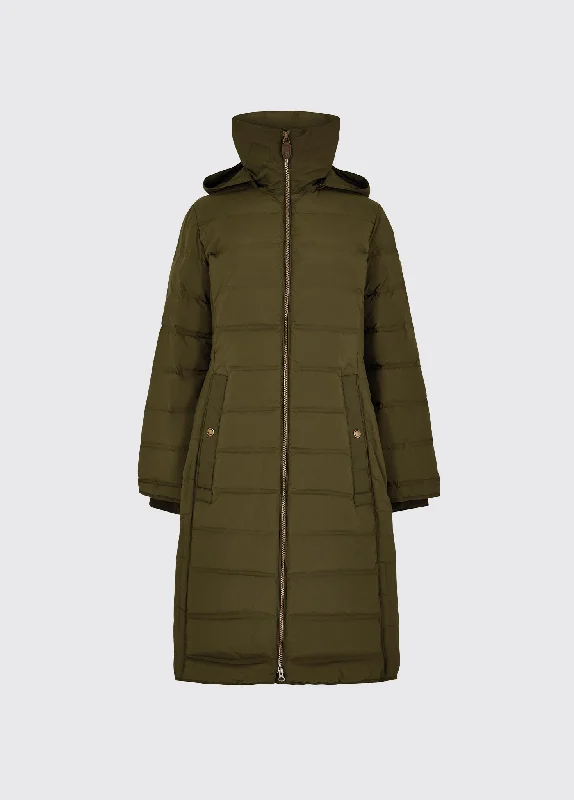 Meyers long length coat - Olive Warm Hooded Poncho