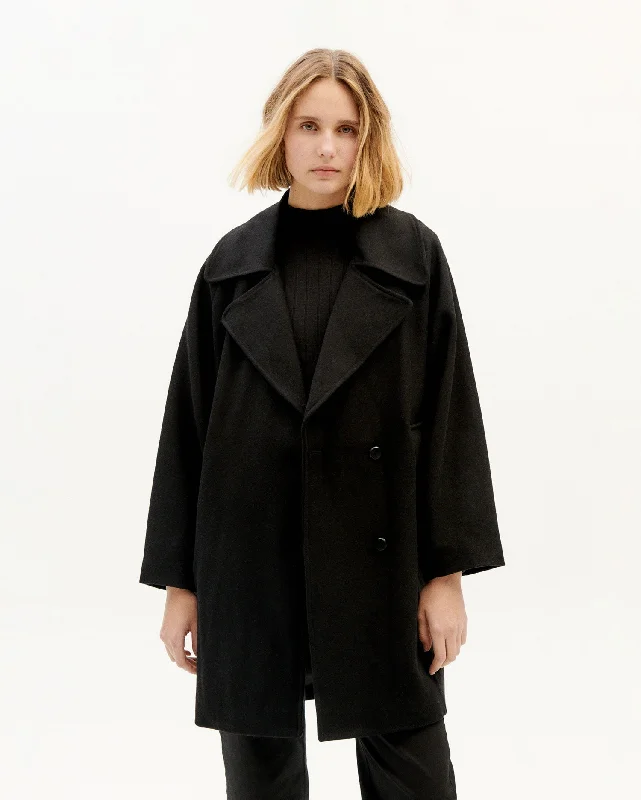 Grace Coat Black Stylish Bomber Jacket