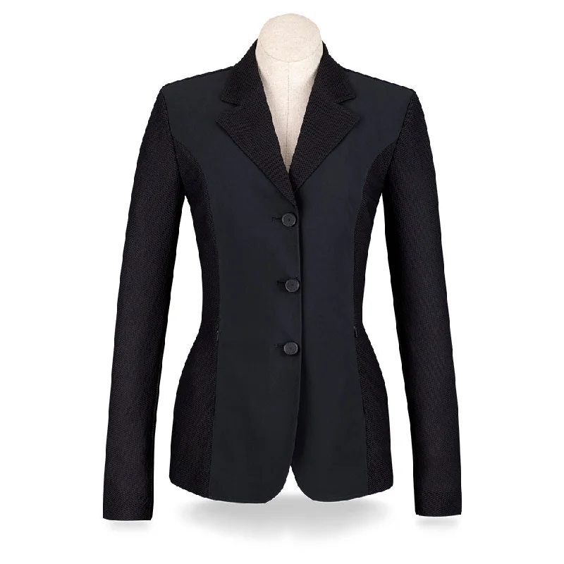 BLACK - Harmony Ladies’ Mesh Show Coat Ultra-Light Down Coat