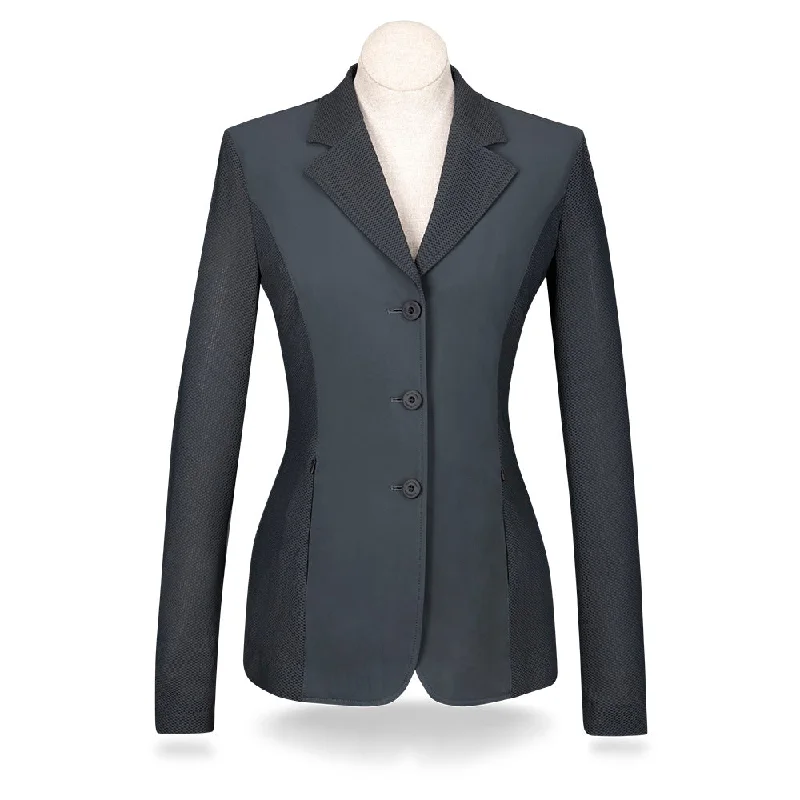 SMOKE GREY - Harmony Ladies’ Mesh Show Coat Classic Riding Jacket