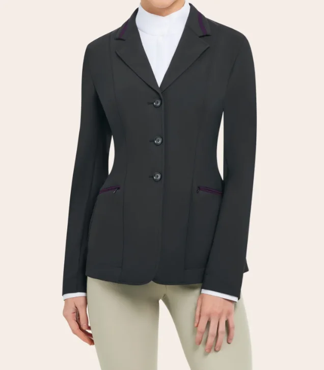 RJ Classics | Gunmetal/Plum | Sonoma Show Coat Pastel Wool Peacoat