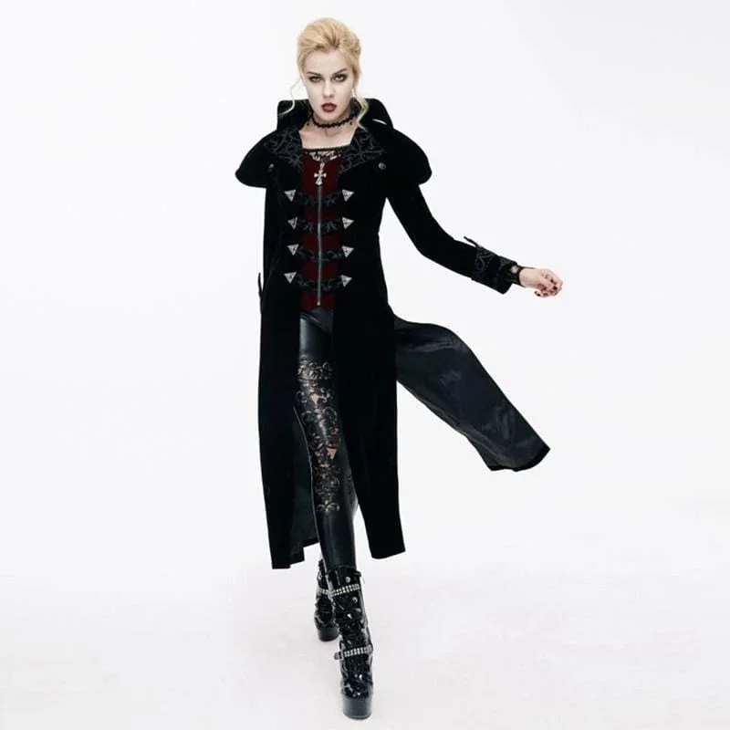 Priestess of the Dark Shadow Coat Adjustable Waist Parka