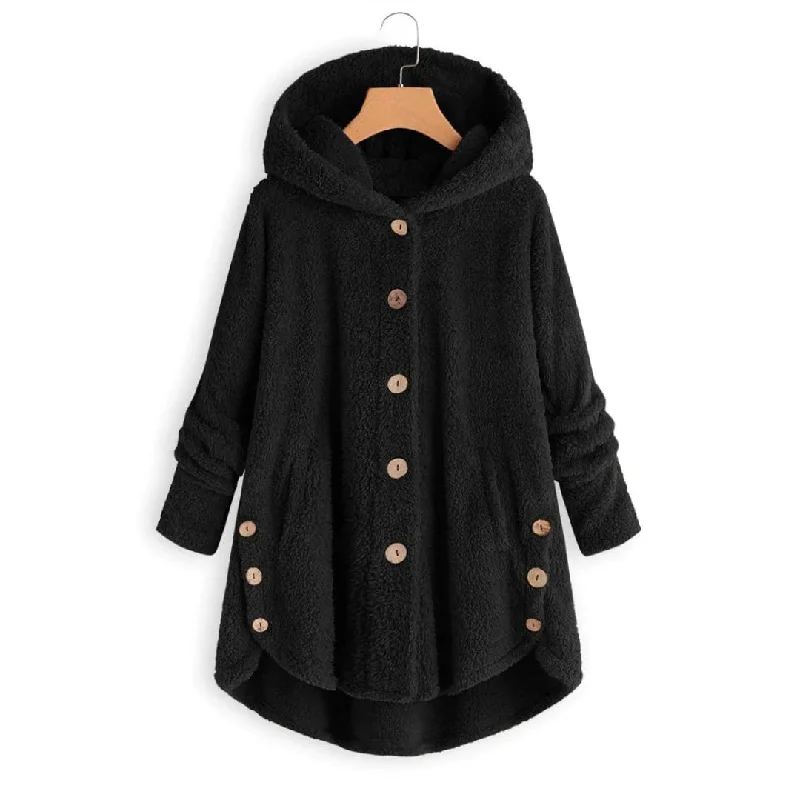 Sherpa Hooded Coat Cozy Fleece Hoodie