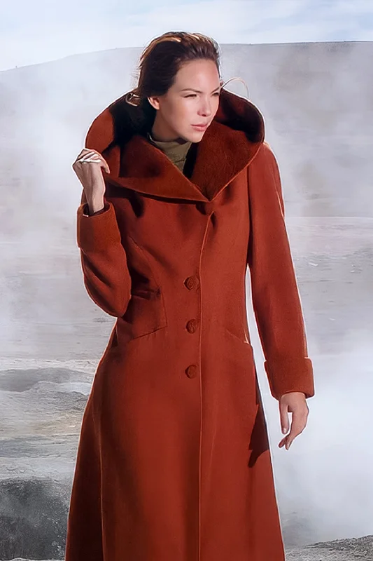 Suri Hooded Long Coat Stretchy Active Jacket