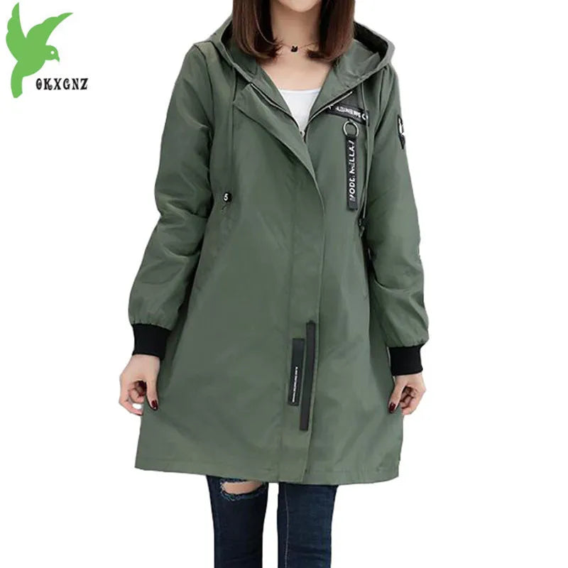 trenchWindbreaker Coats Lady Outerwear Fitted Faux Suede Blazer