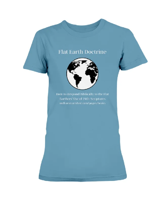 T-Shirt Women's Flat Earth Scriptures 240+ Fleece Fabric Down Fabric Feather Fabric