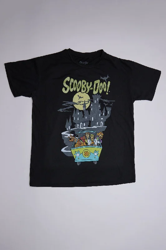 Scooby-Doo Halloween Graphic Relaxed Tee Rayon Velvet Corduroy