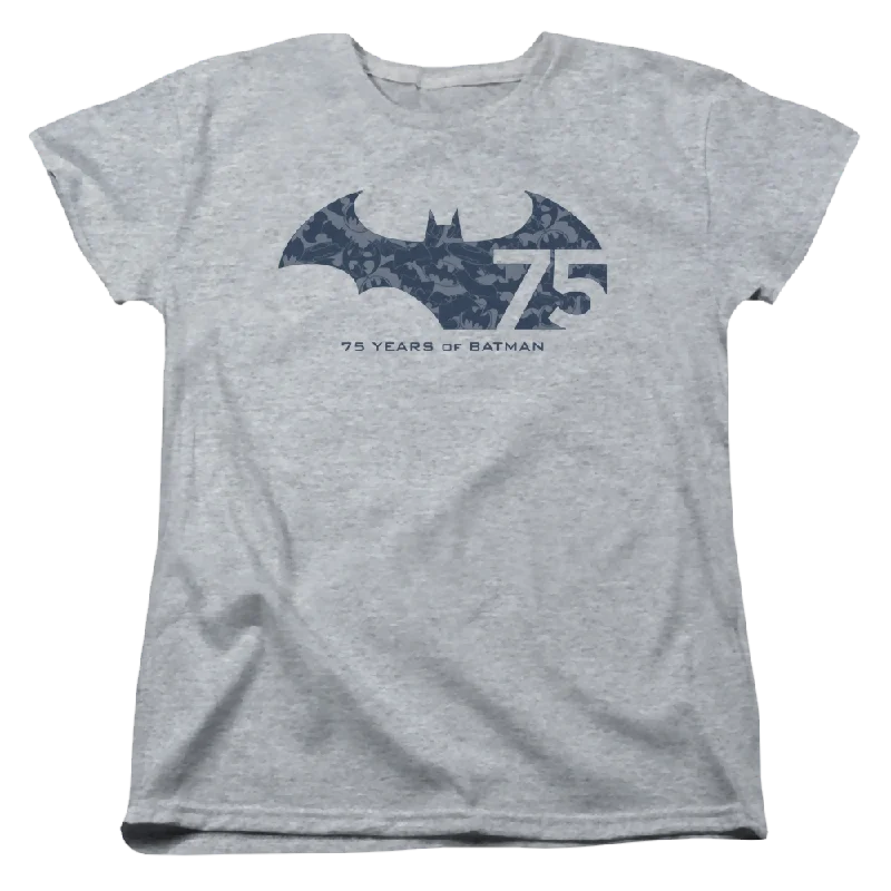 Batman 75 Year Collage - Women's T-Shirt Asymmetrical Pockets Print