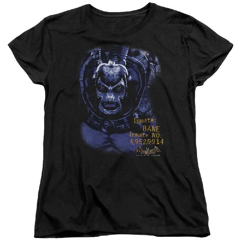 Batman - Arkham Arkham Bane - Women's T-Shirt Hooded Caped Shawl Collar