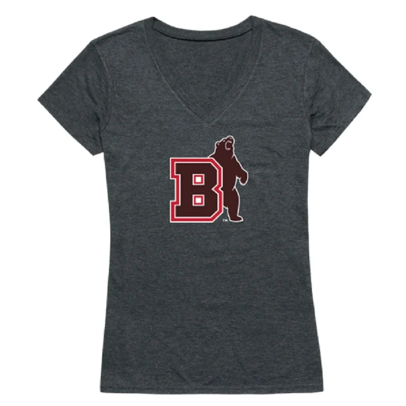 Brown University Bears Womens Cinder T-Shirt Front Pockets Side Pockets Patch Pockets