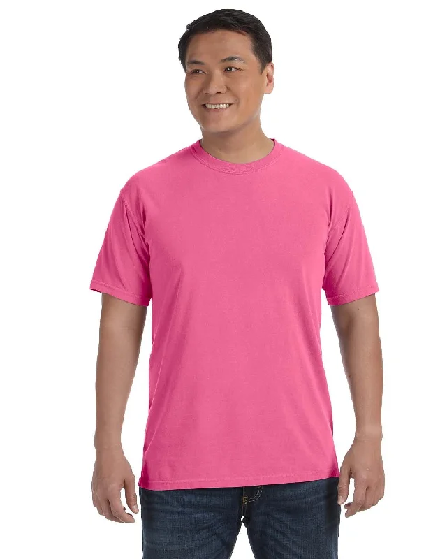 Comfort Colors Ringspun Garment-Dyed T-Shirt | Crunchberry Front Pockets Side Pockets Patch Pockets