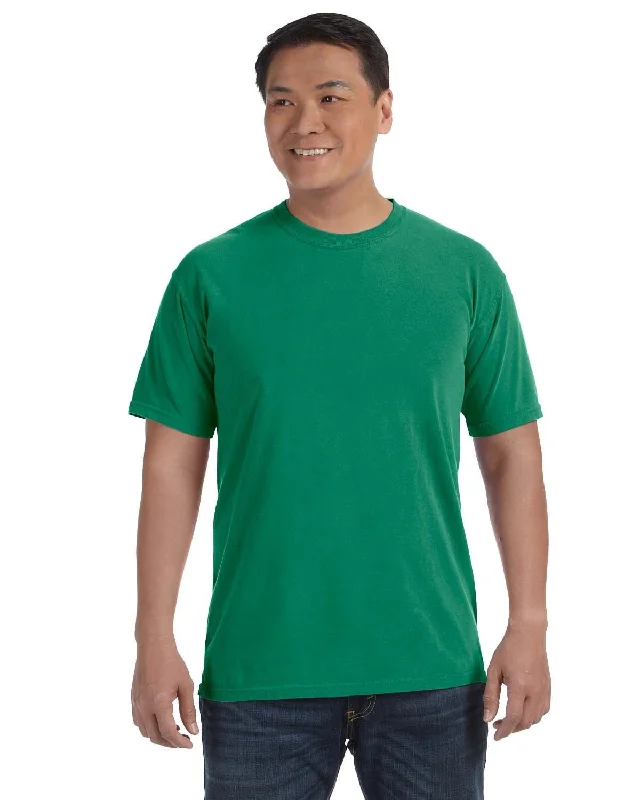 Comfort Colors Ringspun Garment-Dyed T-Shirt | Grass Lace Blend Ribbed Blend Corduroy Blend