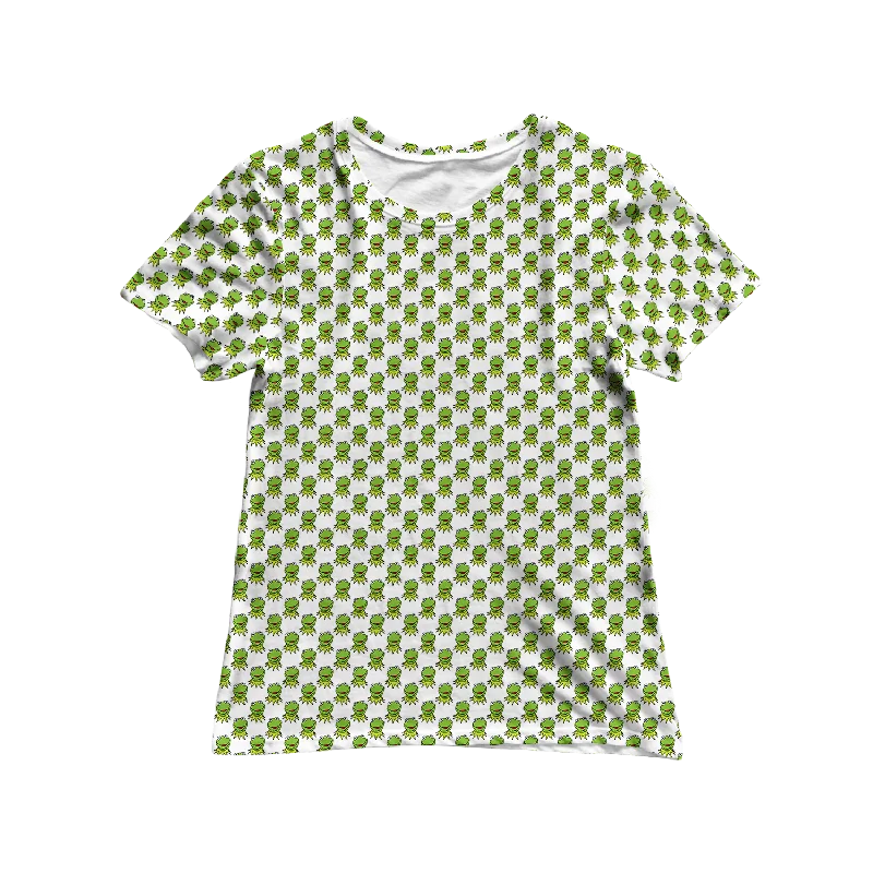 Good Kermit Women's Tee Houndstooth Herringbone Solid