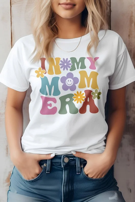 In My Mom Era, Graphic Tee Fleece Fabric Down Fabric Feather Fabric