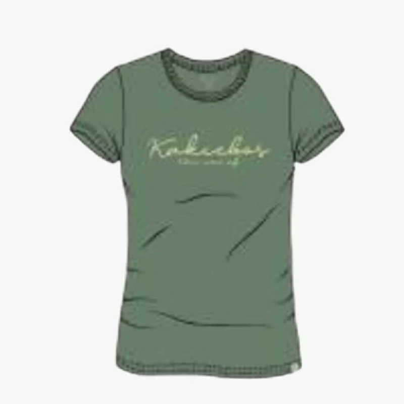 Kakiebos Womens Classic Fit Short Sleeve Tee Fatigue Thin T-Shirt Open Front Quick Dry