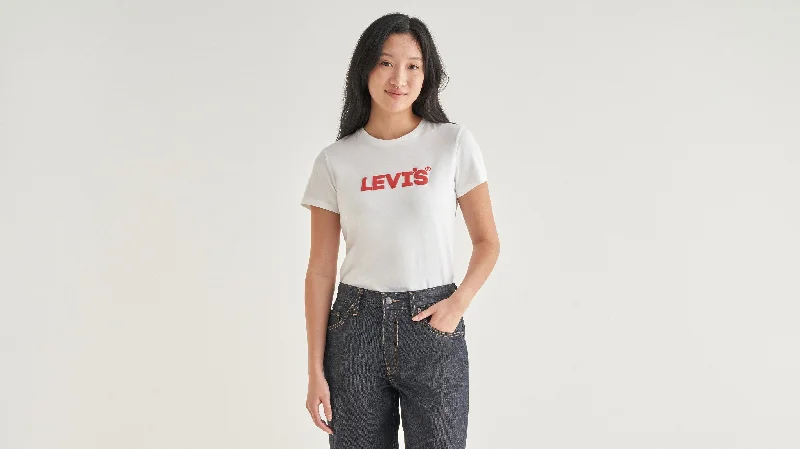 Levi's® Women's Perfect T-Shirt Asymmetrical Pockets Print