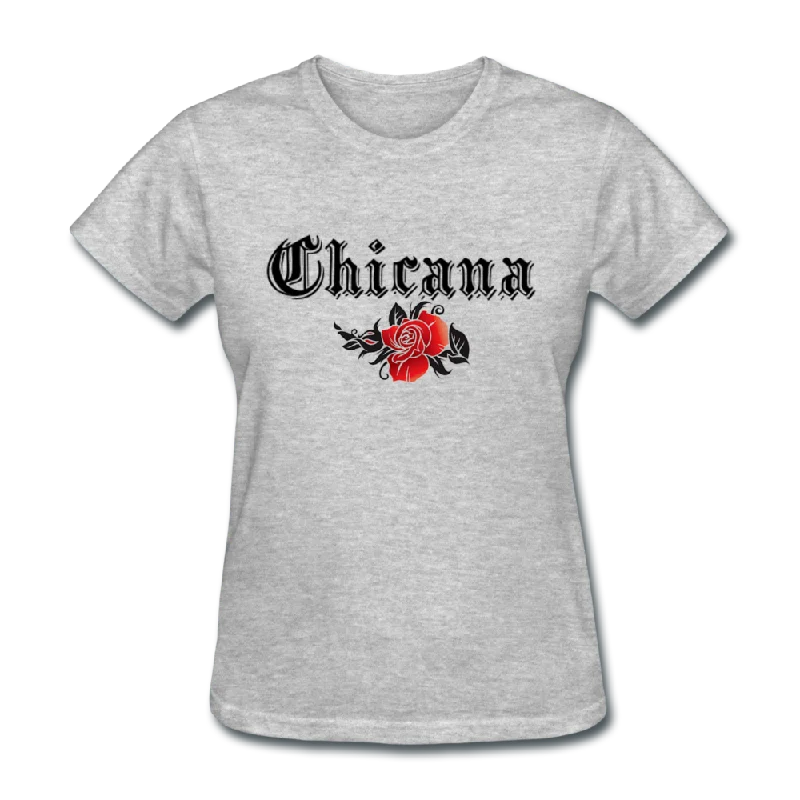 Chicana Women's T-Shirt Print Jacquard Patchwork