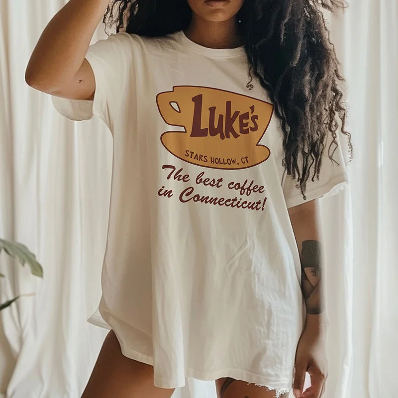 Luke's Diner Lightweight Tee Mesh Blend Leather Blend Suede Blend