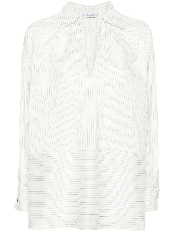 Max Mara Shirts White Machine Wash Dry Clean Hand Wash