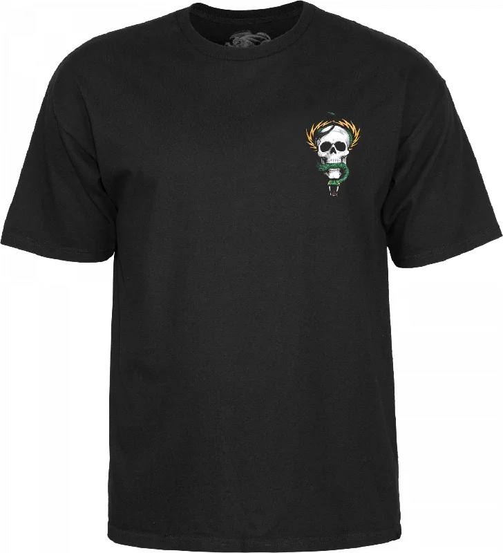 Powell Peralta Mike McGill Skull & Snake T-shirt - Black Handmade Hand-knitted Hand-woven